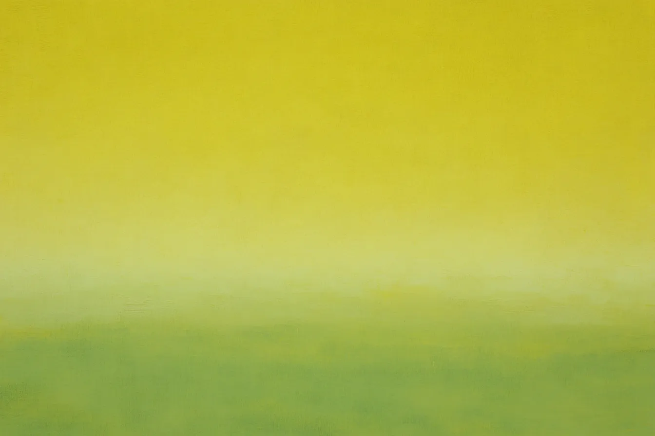 黄緑色の背景と穏やかなグラデーション｜黄緑色を基調にした柔らかなグラデーション背景が広がり、静かで穏やかな印象を与えるデザインです。