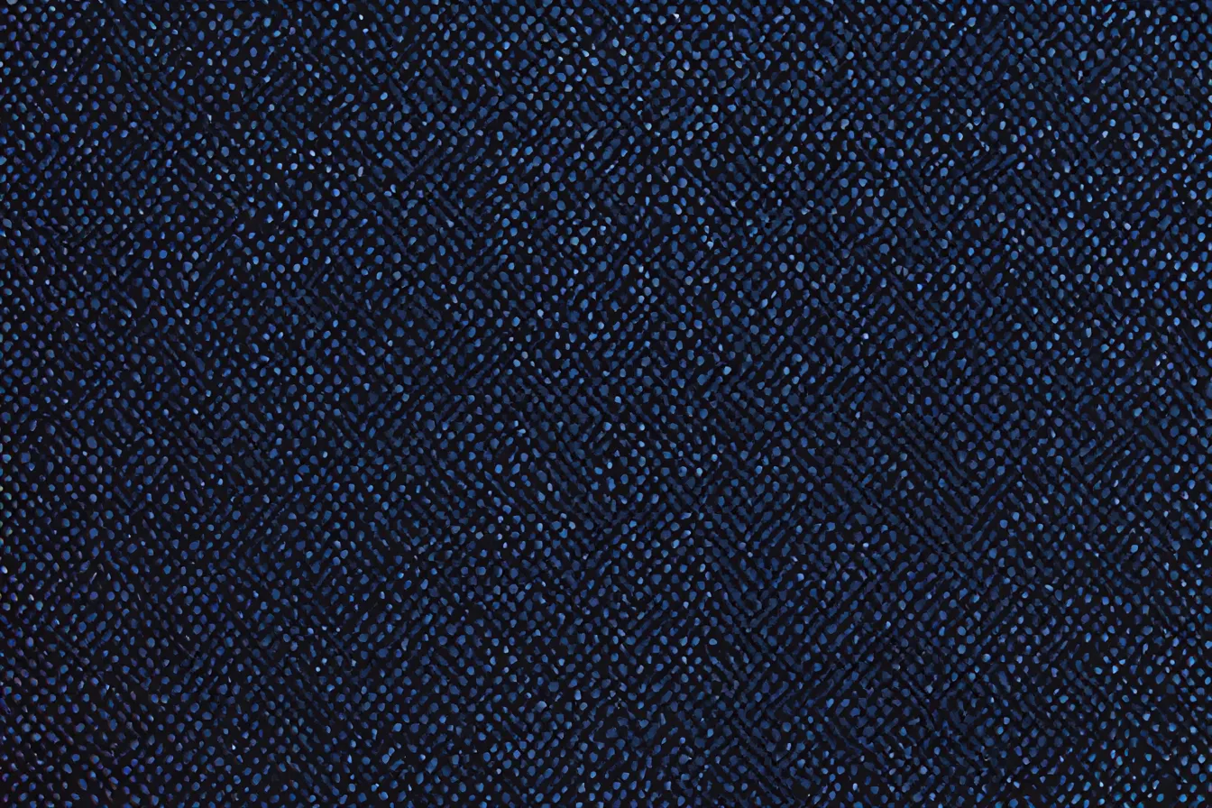布の風景3｜深い青色の背景に細やかな点が織りなすシンプルでミステリアスな雰囲気。布の素材感が引き立つデザイン。