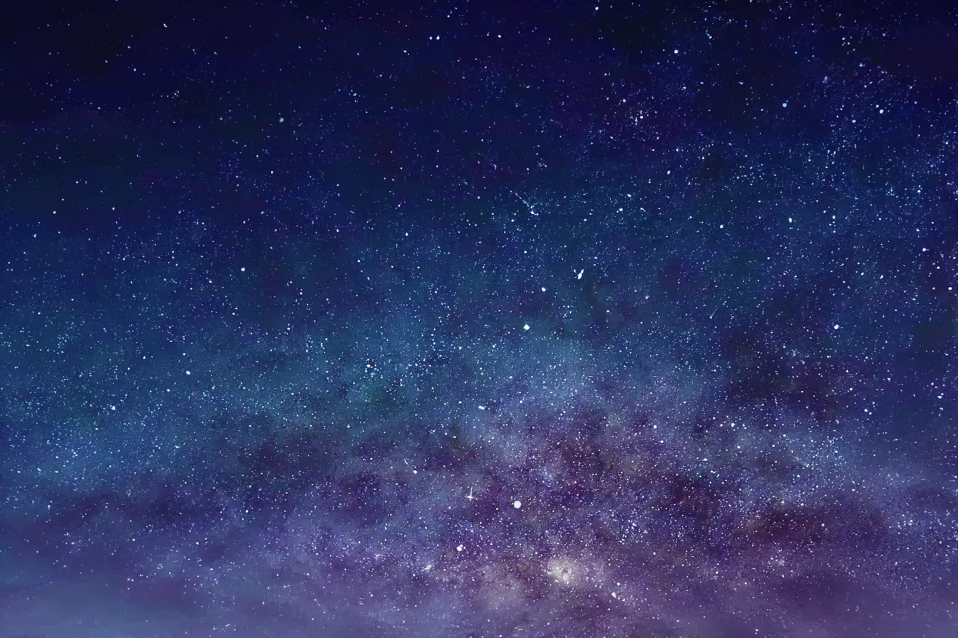 宇宙の風景2｜青紫色が織り成す星空の美しさが特徴的。シンプルながら壮大な宇宙の背景が、無限の可能性を感じさせます。