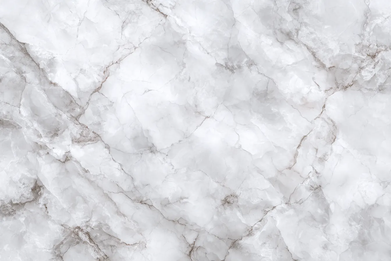 大理石背景・クラシックホワイトマーブル｜グレーとホワイトが混ざり合った柔らかな質感のクラシックな大理石背景。ナチュラルで静謐な美しさが魅力で、洗練された空間を演出します。