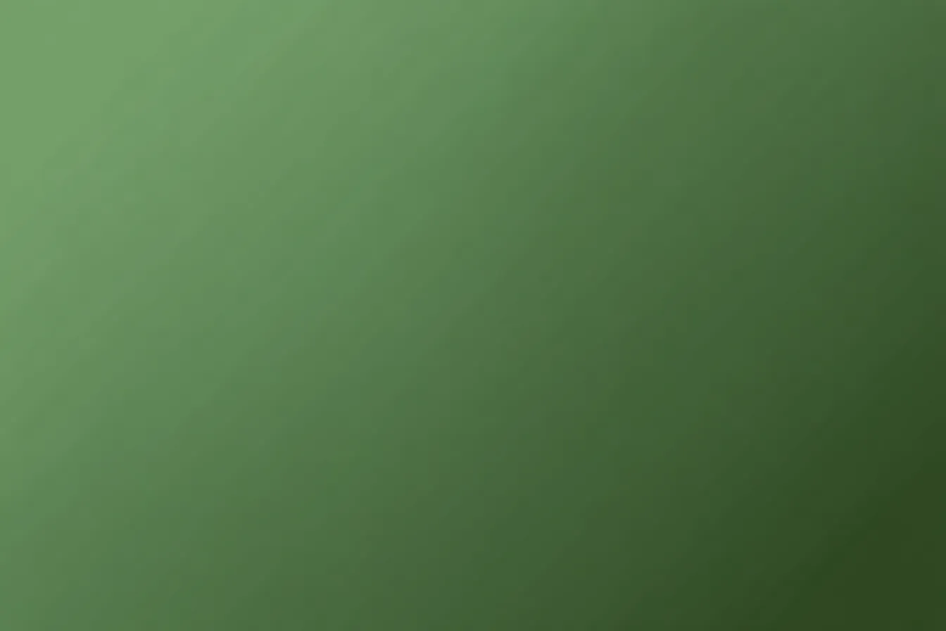 モスグリーン背景・斜めグラデーション構成｜斜めに流れるような濃淡の変化が印象的なモスグリーン背景。グラデーションによる立体感と奥行きがあり、静かな動きも感じさせる。