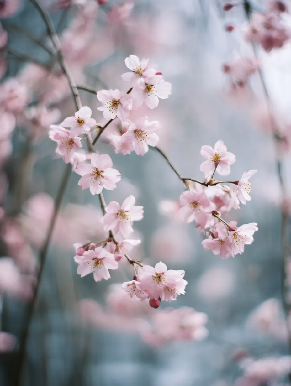桜の枝：青空に映える桜｜青空を背景に、桜の枝に咲く白い花が美しく映えています。清々しい春の空気を感じさせるこの写真では、桜の枝が春の始まりを感じさせるシンボルとなり、その潔い美しさに目を奪われます。