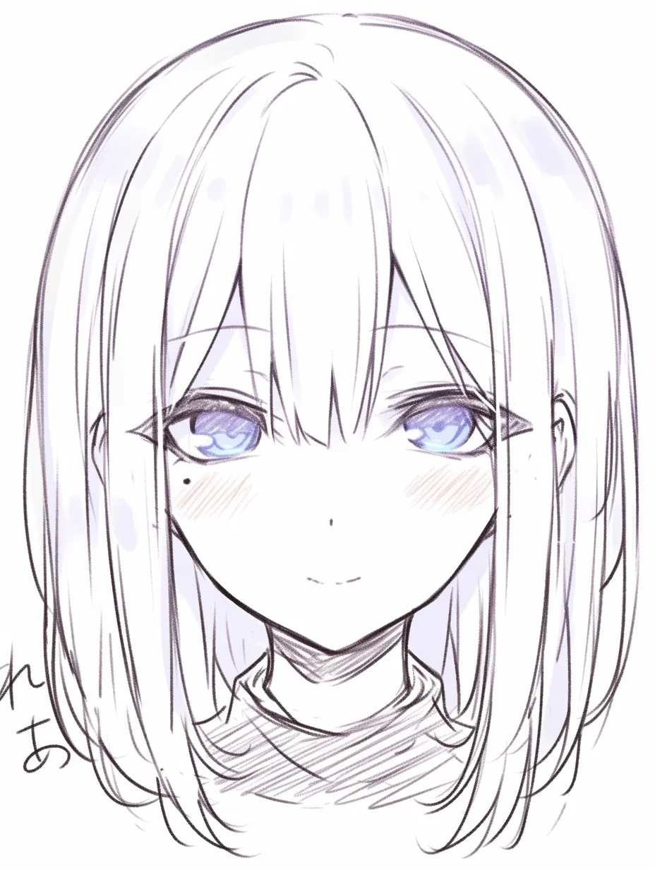 泣きぼくろの左右差｜【基本構造】左右どちらかに配置する描き方で、顔のバランスや印象を調整しています。<br>【演出の方向性】非対称性が魅力的な違和感を生み、ミステリアスな雰囲気を強調します。<br>