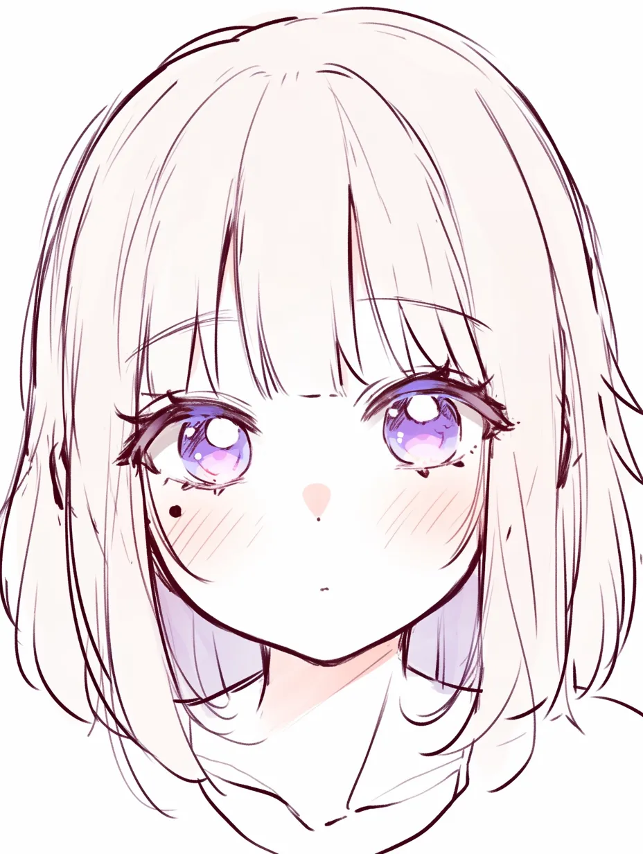 泣きぼくろと表情の組合せ｜【基本構造】笑顔や無表情など、異なる感情表現と組み合わせる描き方です。<br>【演出の方向性】同じ位置でも表情次第で、艶やかさから無垢さまで幅広い印象を与えます。<br>