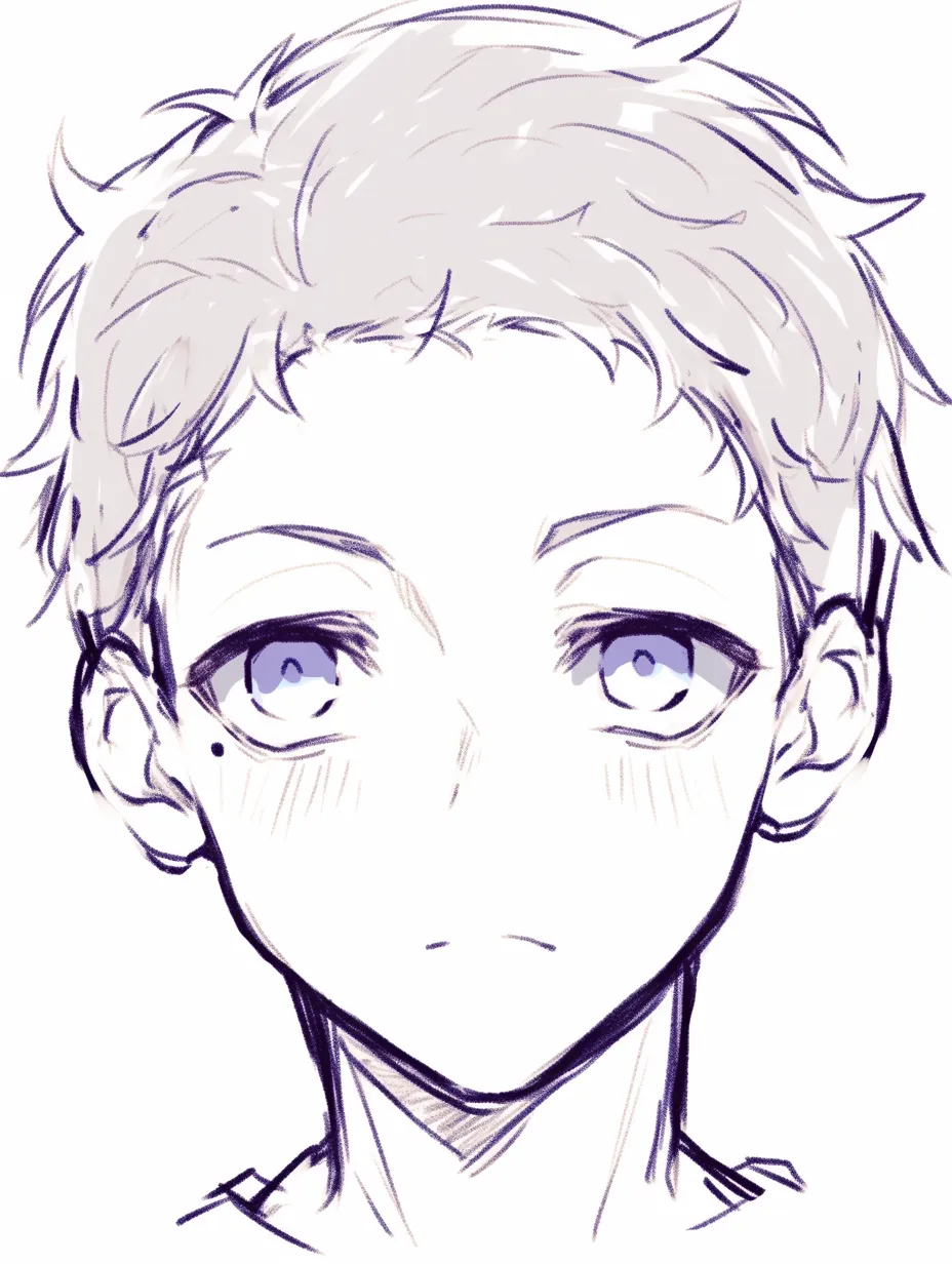 泣きぼくろ 男の色気｜【基本構造】やや大きめに濃く描く描き方で、輪郭線に近い位置に配置しています。<br>【演出の方向性】視線を集めやすく、色気や艶やかさを増しています。<br>