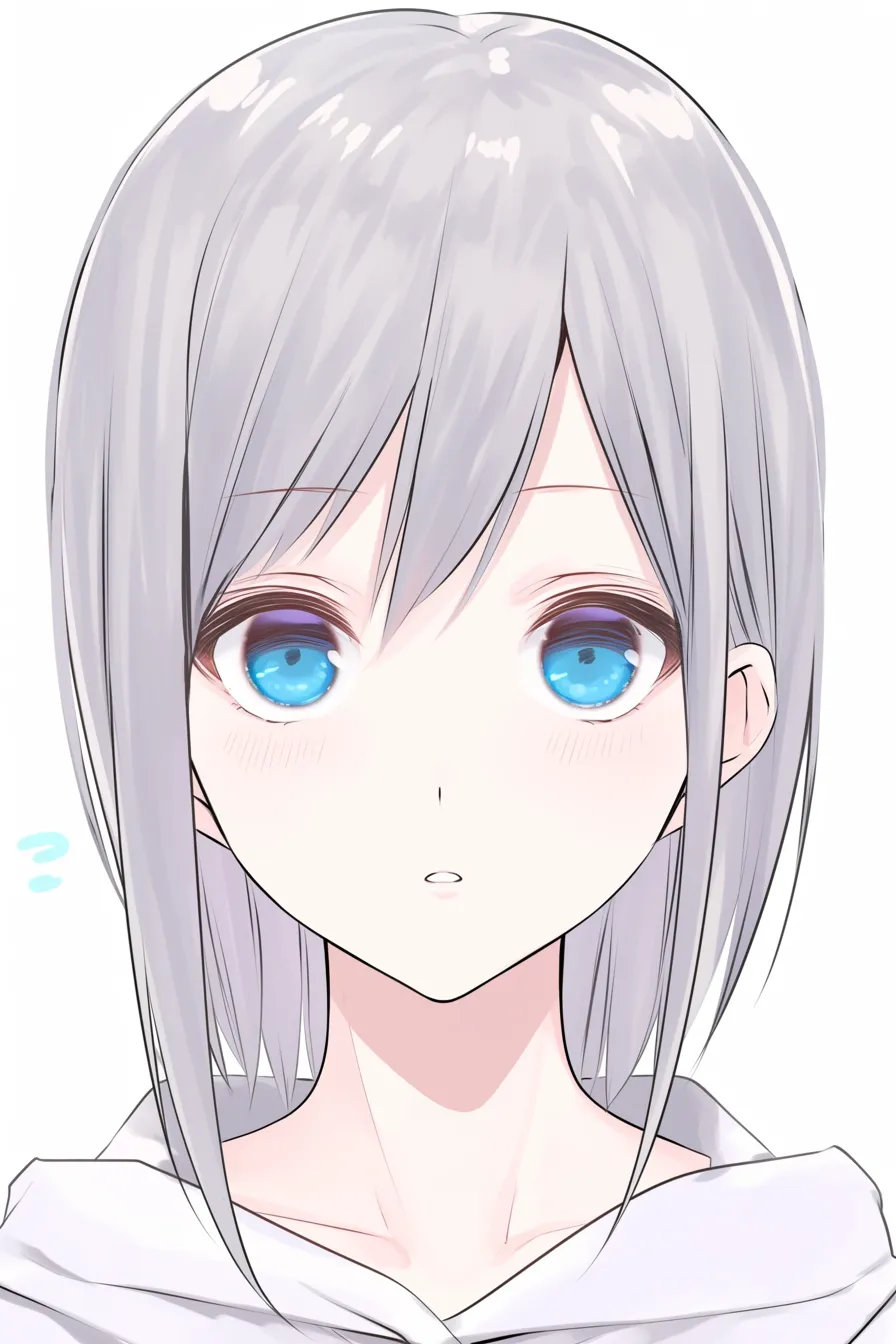 髪型のショートボブ｜【基本構造】顎のラインで切り揃えた描き方で、顔の輪郭を際立たせるシンプルな構造です。サイドの毛束を軽く内側に丸め、幼さを抑えています。<br>【演出の方向性】整った光沢と大きな瞳が透明感を引き立て、可憐で純粋な印象を与えます。シンプルな形がキャラクターの素直さを表現しています。<br>
