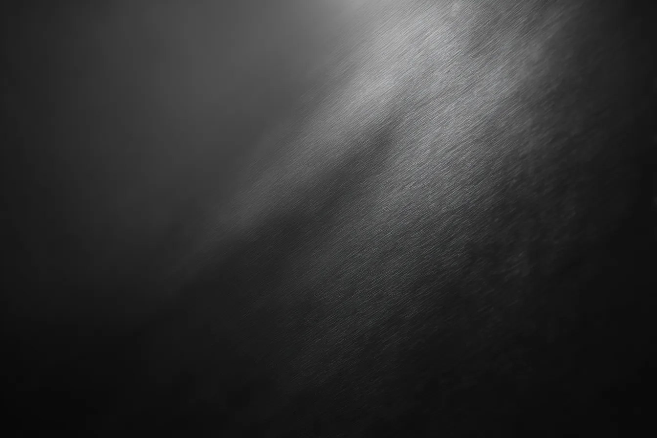 黒の質感を纏ったライトリーク｜黒い金属面のような素材感に光が繊細に反射し、黒の持つ硬質さとライトリークの柔らかさが融合した印象のデザイン。