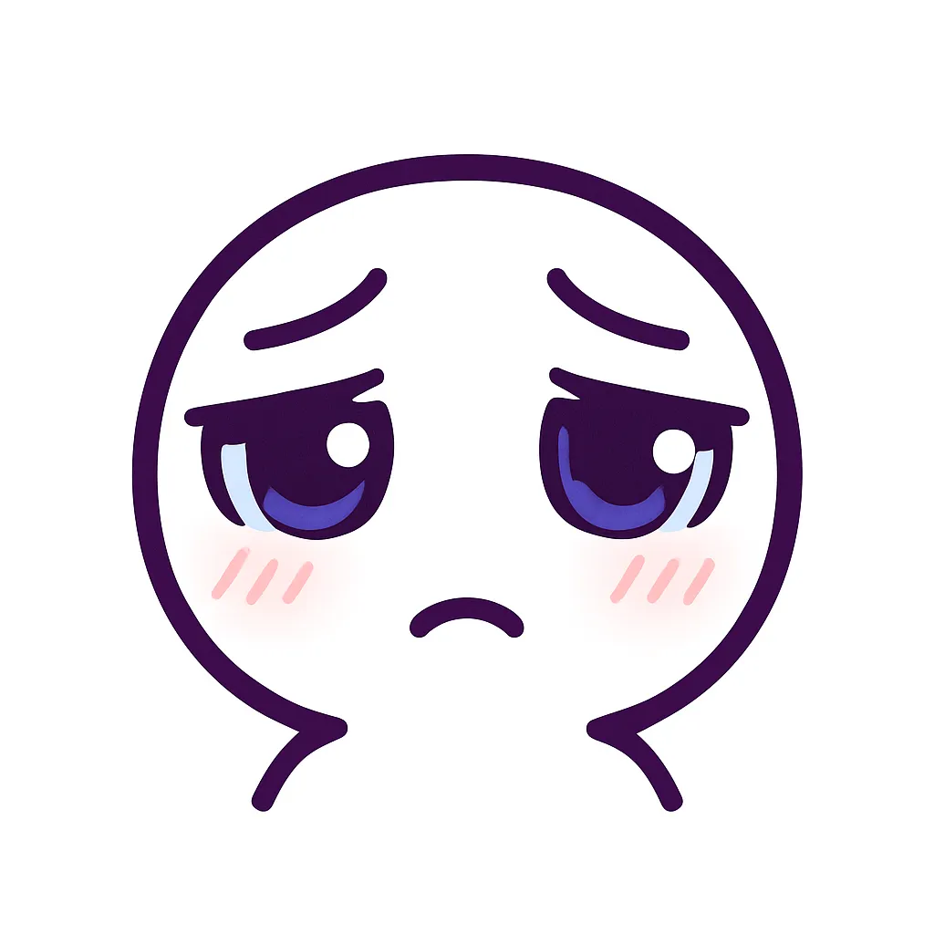 顔文字遠い目｜目線がどこか遠くを見つめる「遠い目」を描写。焦点の合っていない瞳と虚無っぽい表情、ゆるい口元が特徴。「( ﾟдﾟ)」のような虚無系顔文字をベースに、背景に点や線を加えて“意識が飛んでる”様子を演出したネタ寄りのデザイン。