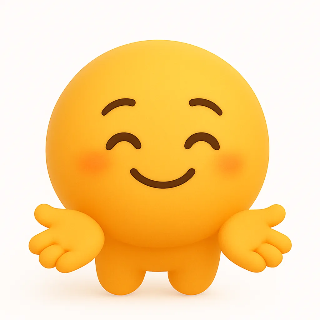 どうぞ・ぷに顔文字アスキーアート｜両手を差し出して「どうぞ」の気持ちを表す、やさしい笑顔のぷに顔文字。親しみのあるスタイルで、譲る・紹介する場面などで使いやすい丁寧な印象をもたらす。　参考顔文字：(っ´ω｀)っ