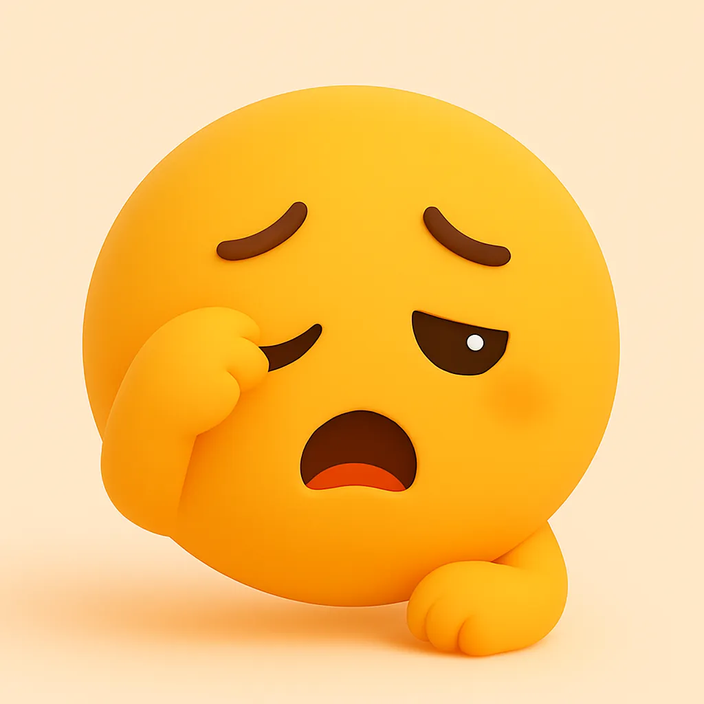 ぷに顔文字シリーズ・ゴシゴシ｜片手で目をこするしぐさが特徴的なぷに顔文字。眠そうな表情と垂れたまゆげで甘えた雰囲気を演出します。アスキーアートでは (つд`) に近い表現です。