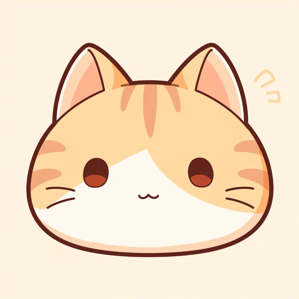 大人かわいいアイコン ねこウィンク｜まるいシルエットの猫が片目を閉じてウィンクする仕草が愛らしい大人かわいいアイコン。耳の角度や頬のグラデーションが表情を柔らかく引き立て、見る人にさりげない元気さと安心感を届けます。