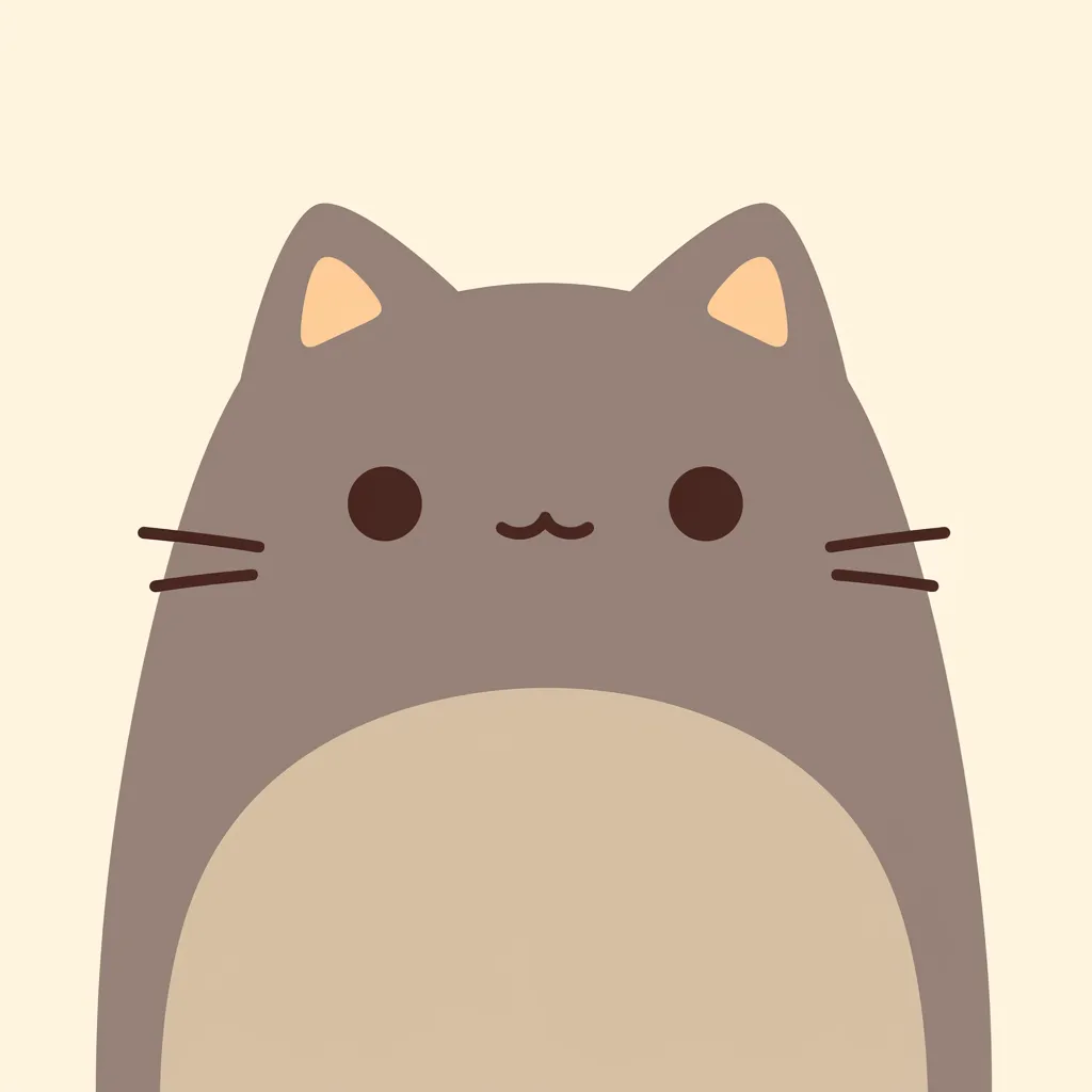 おしゃれインスタくま猫アイコン｜落ち着いたブラウンの色調が映えるおしゃれインスタくま猫アイコン。シンプルなフォルムに愛嬌のある表情が加わり、可愛らしさと大人っぽさを両立しています。