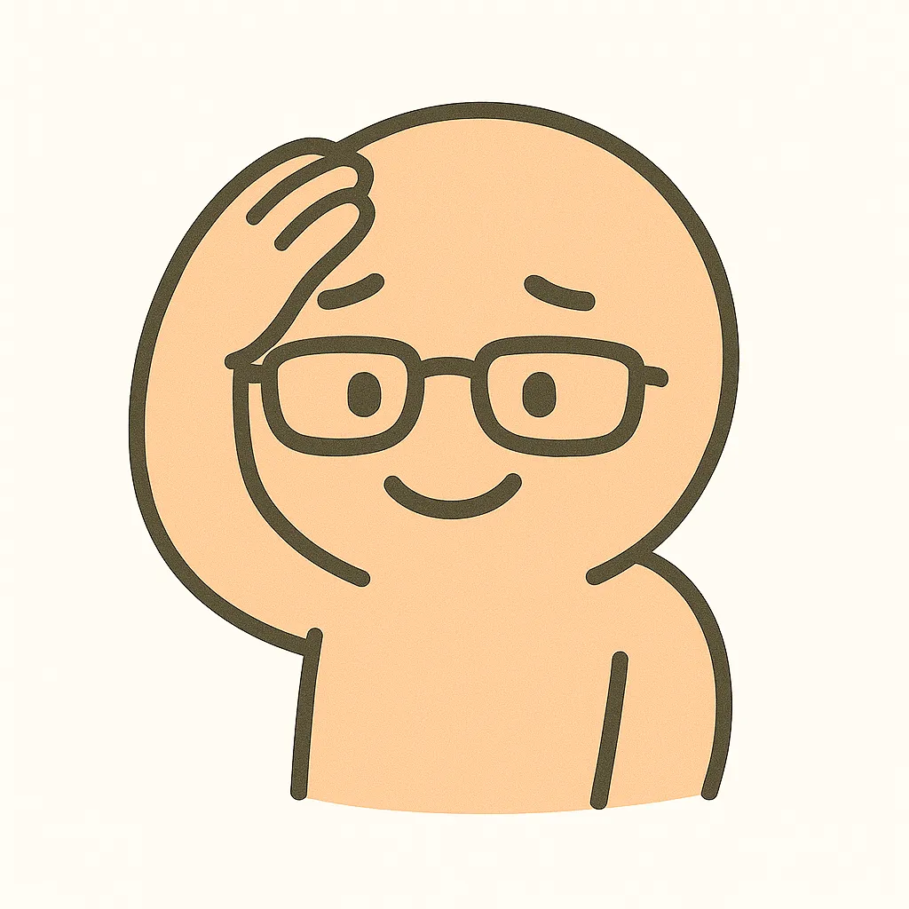 顔文字 ヨシヨシポーズ｜少し照れたような優しい微笑みで頭を撫でる仕草のキャラ。顔文字の表現力を活かし、(*´･ω･`)ﾉ(._.`)に似たあたたかいやりとりを、視覚的に伝える演出が魅力です。