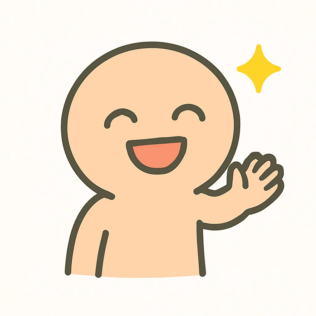 顔文字おはよう｜「(｡☌ᴗ☌｡)ﾉﾞ」や「(＾▽＾)/」風に、手を振る＋ぱっちり開いた笑顔で元気な朝のあいさつ。伸びポーズや光マークを添えてもOK。