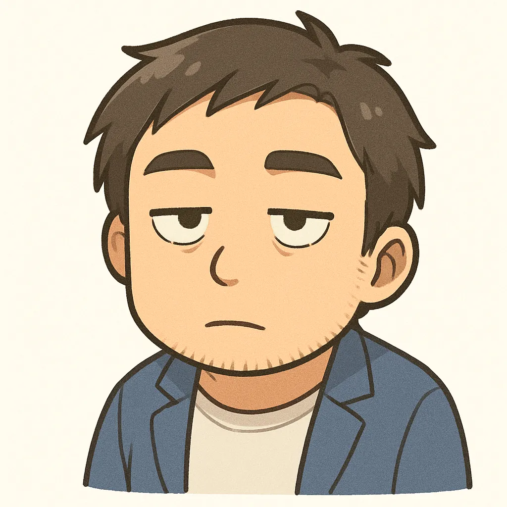 ふーんおじさん（´_ゝ`）｜ふーんと気のないリアクションを見せるおじさん。どこか達観したようなまなざしが、シュールな味わいを生んでいます。参考：（´_ゝ`）