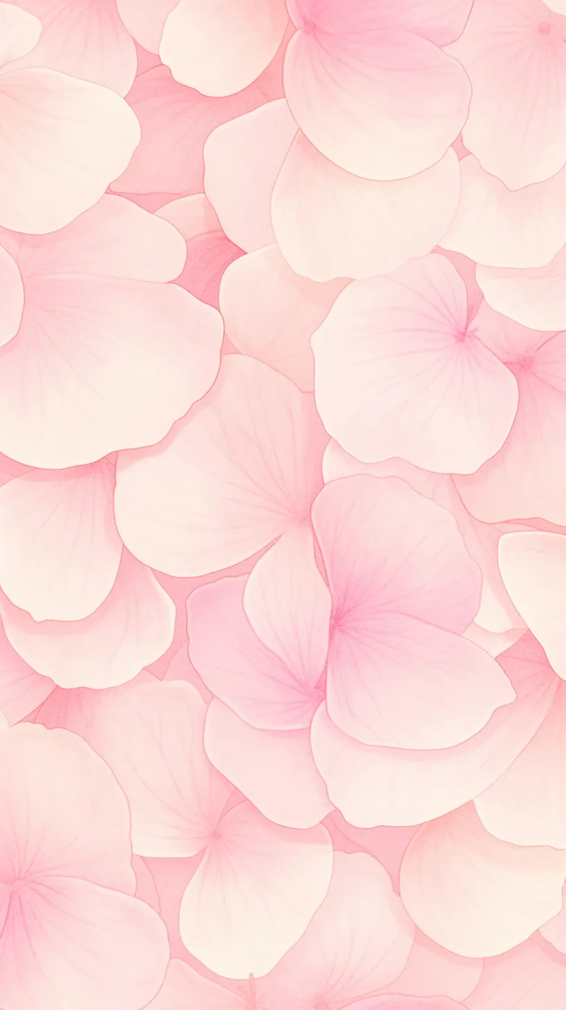 ピンク花壁紙 深紅の華姿｜深紅に咲き誇る花が強い存在感を放つピンク花壁紙。花弁の濃淡と曲線の重なりが重厚感を生み、優雅で劇的な雰囲気を漂わせる。