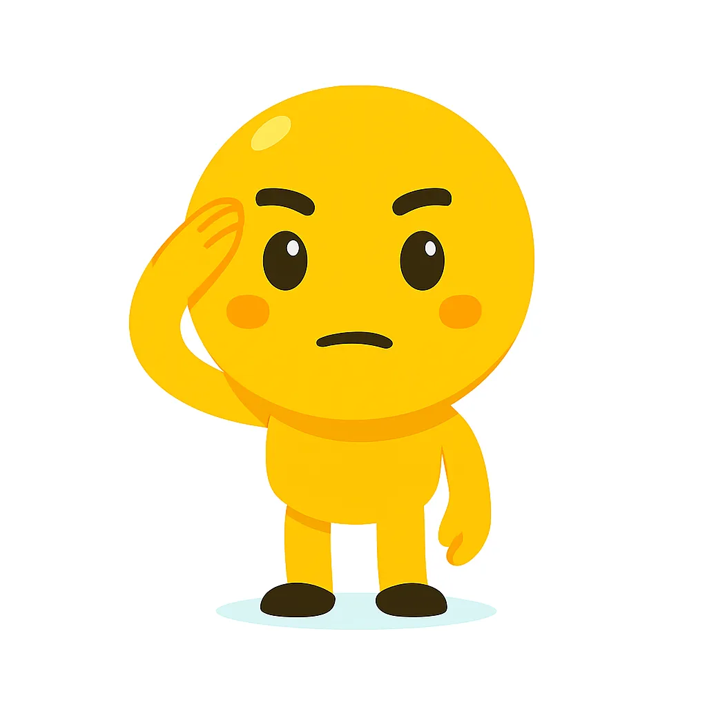 敬礼顔文字のまじめキャラ｜キリッとした表情の「顔文字」(｀･ω･´)ゞのキャラがしっかり敬礼。正面構図と直立姿勢が、誠実でまじめな印象を与えるデザインに仕上がっています。
